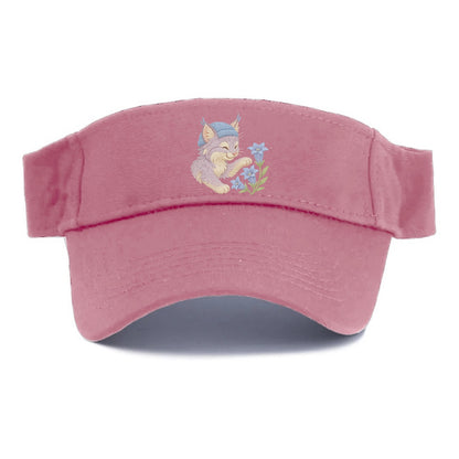 Lynx and Gentian  - Visor - Pink