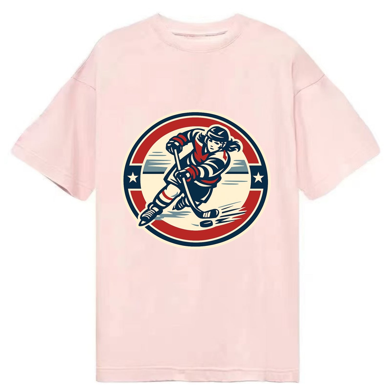 Fierce Ice Queen Emblem - Classic T-shirt - Pink