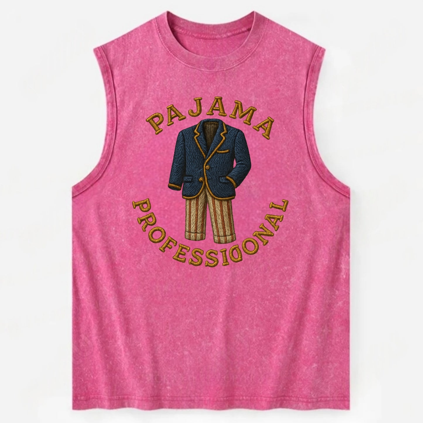 Pajama Professional  - Vintage Washed Tank - Pink