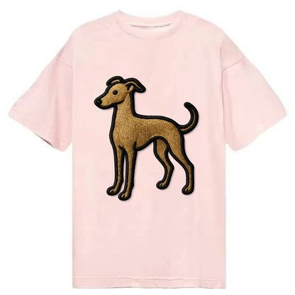 Italian Greyhound - Modern elegant silho - Classic T-shirt - Pink