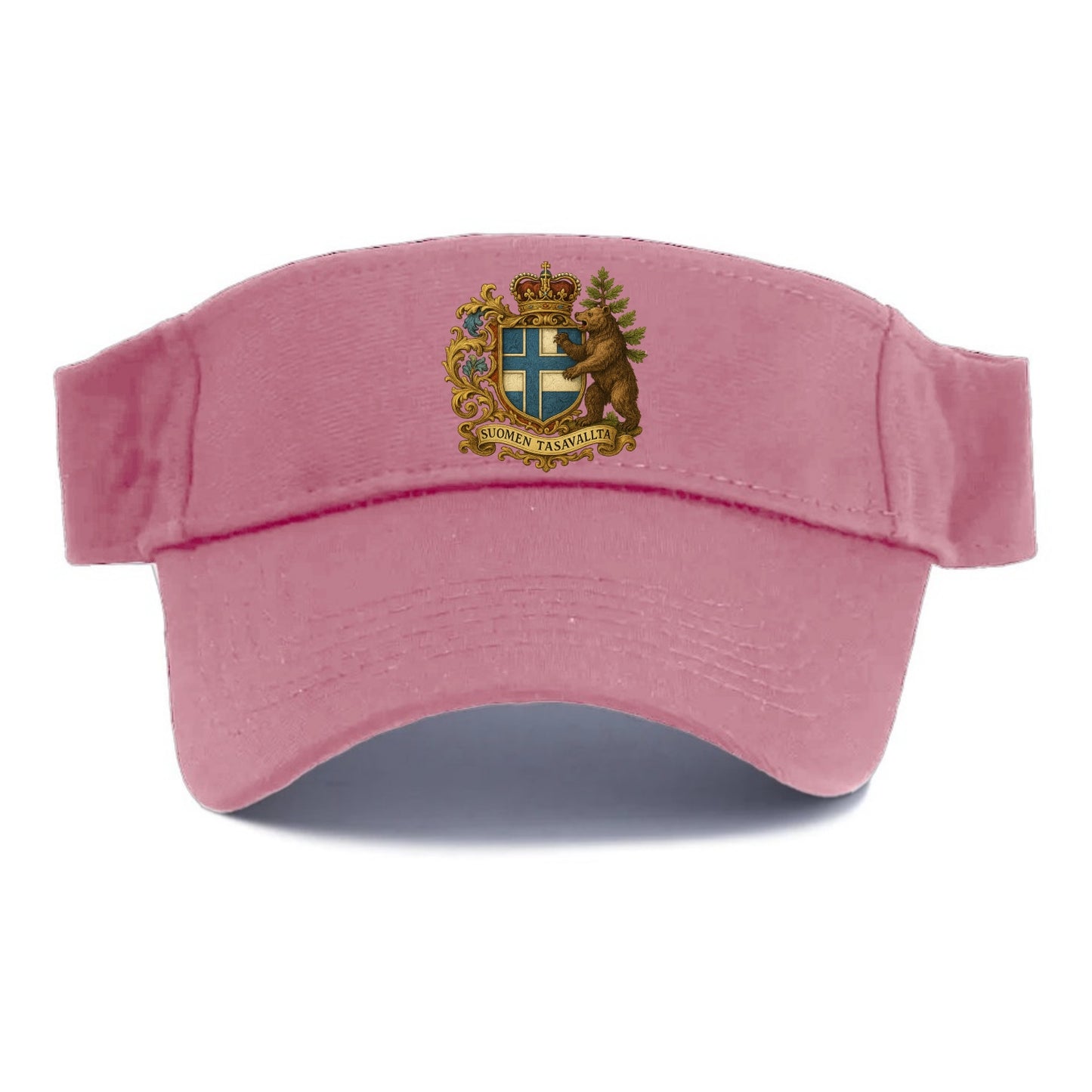 Finland Brown Bear Emblem  - Visor - Pink