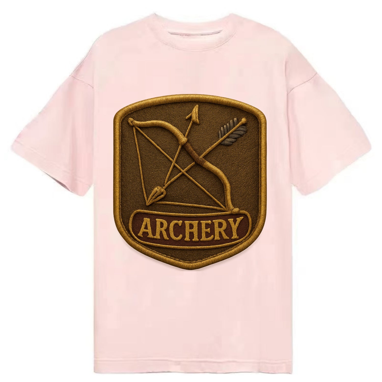 Bow and arrow crossed - archery enthusiast - Classic T-shirt - Pink