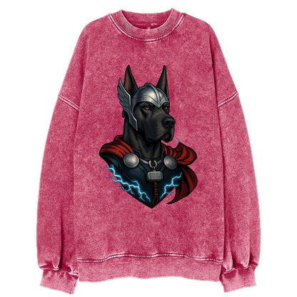 Great Dane Thor  - Vintage Sweatshirt - Pink