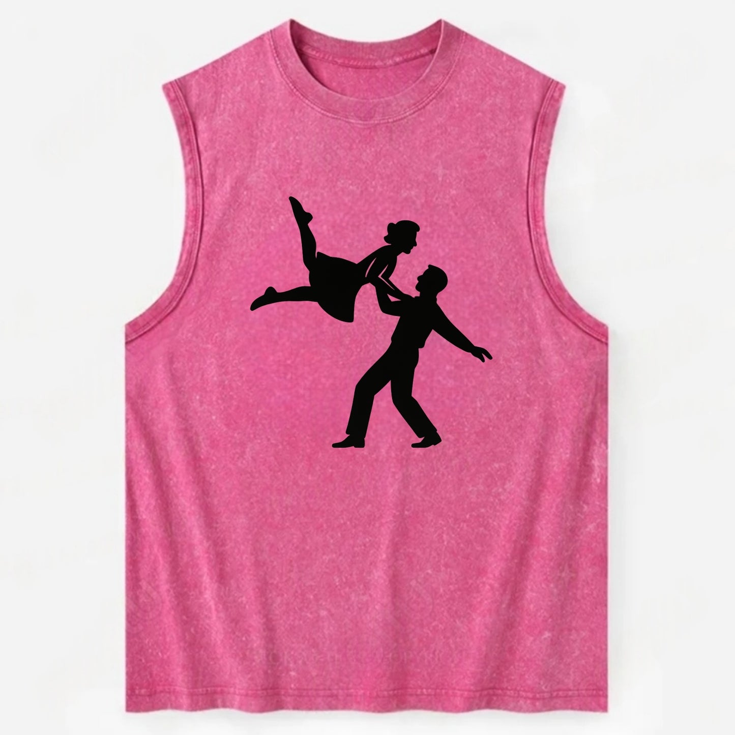 Swing dancers aerial lift - Vintage Washed Tank - Pink