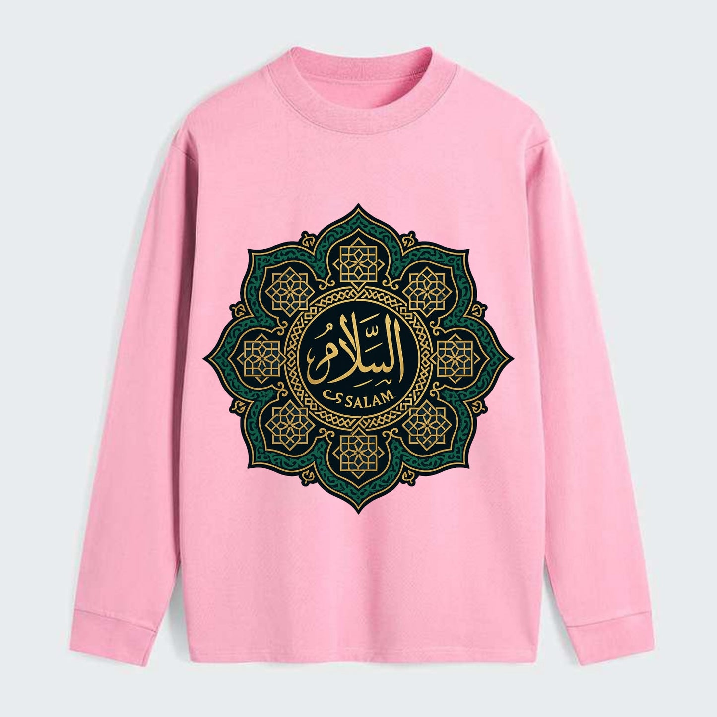 As-Salam Mandala - Classic Long Sleeve Shirt - Pink