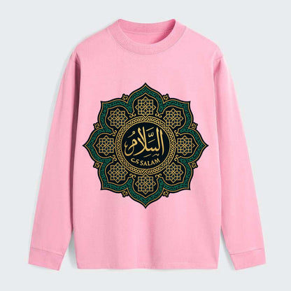 As-Salam Mandala - Classic Long Sleeve Shirt - Pink