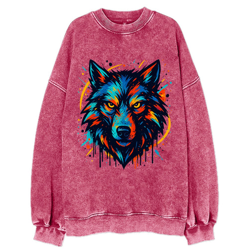 Alpha Wolf Leader  - Vintage Sweatshirt