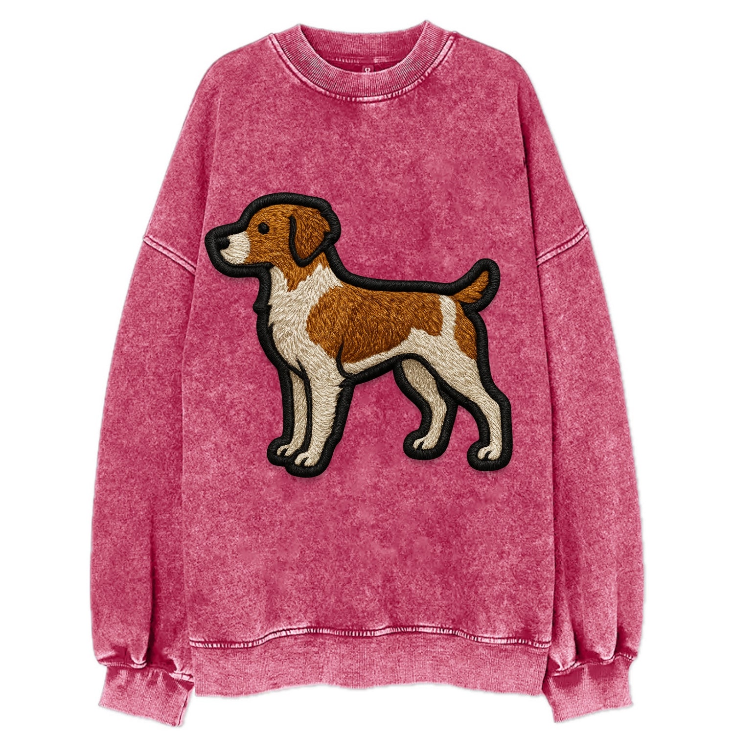 Brittany - Contemporary athletic logo wi - Vintage Sweatshirt - Pink