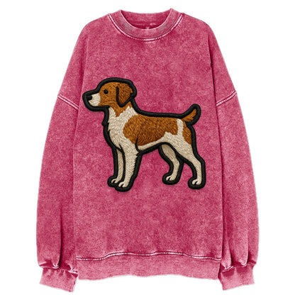 Brittany - Contemporary athletic logo wi - Vintage Sweatshirt - Pink