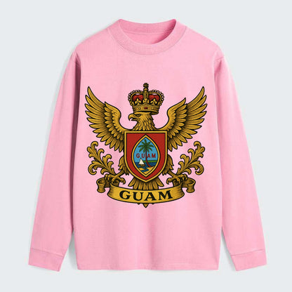 Guam Heritage Badge  - Classic Long Sleeve Shirt - Pink