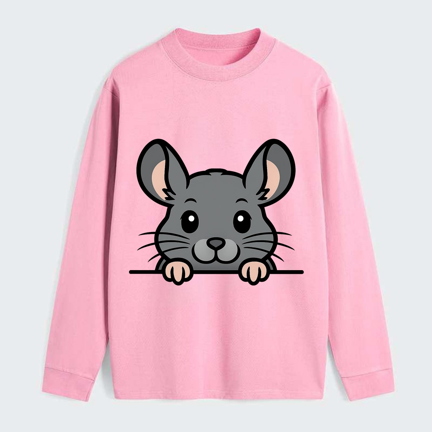 Chinchilla  - Classic Long Sleeve Shirt - Pink