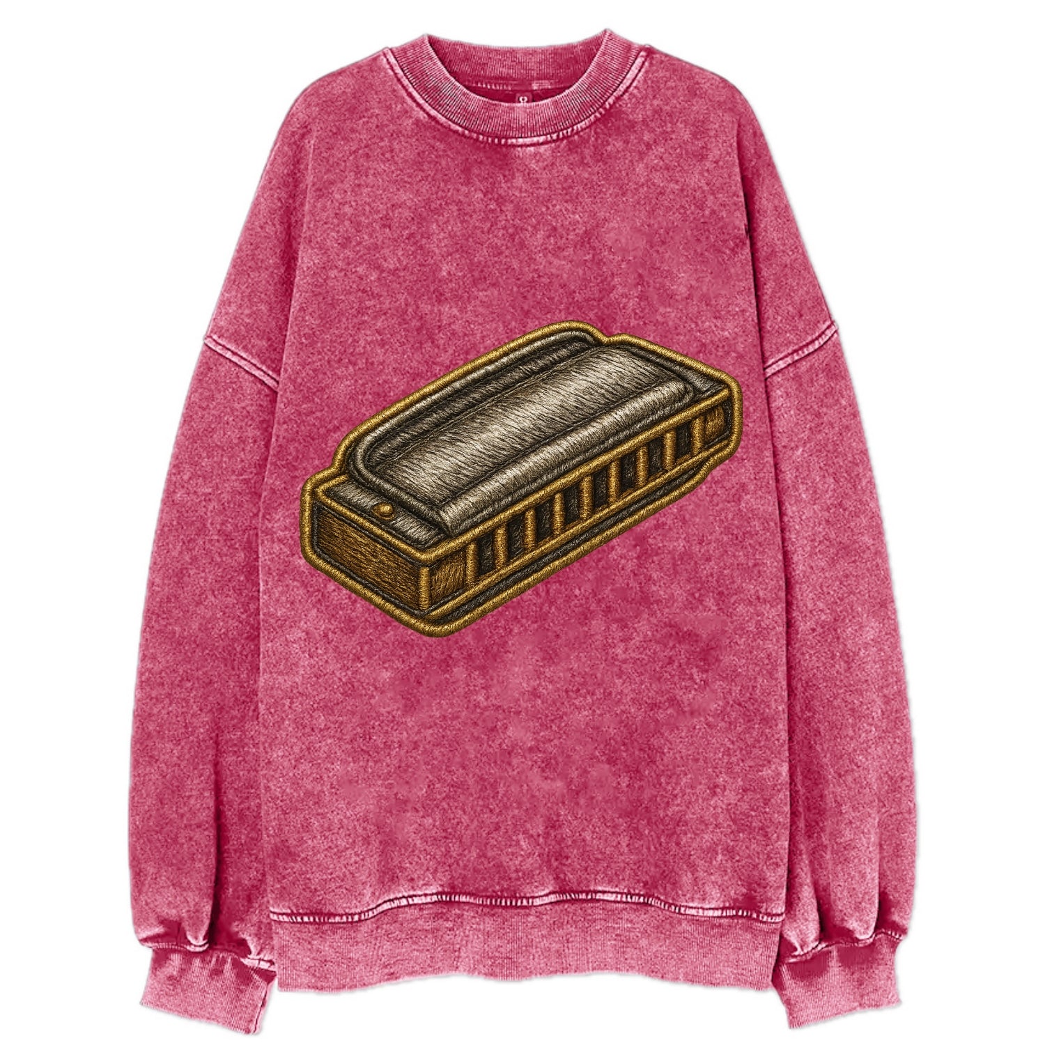 Harmonica  - Vintage Sweatshirt - Pink