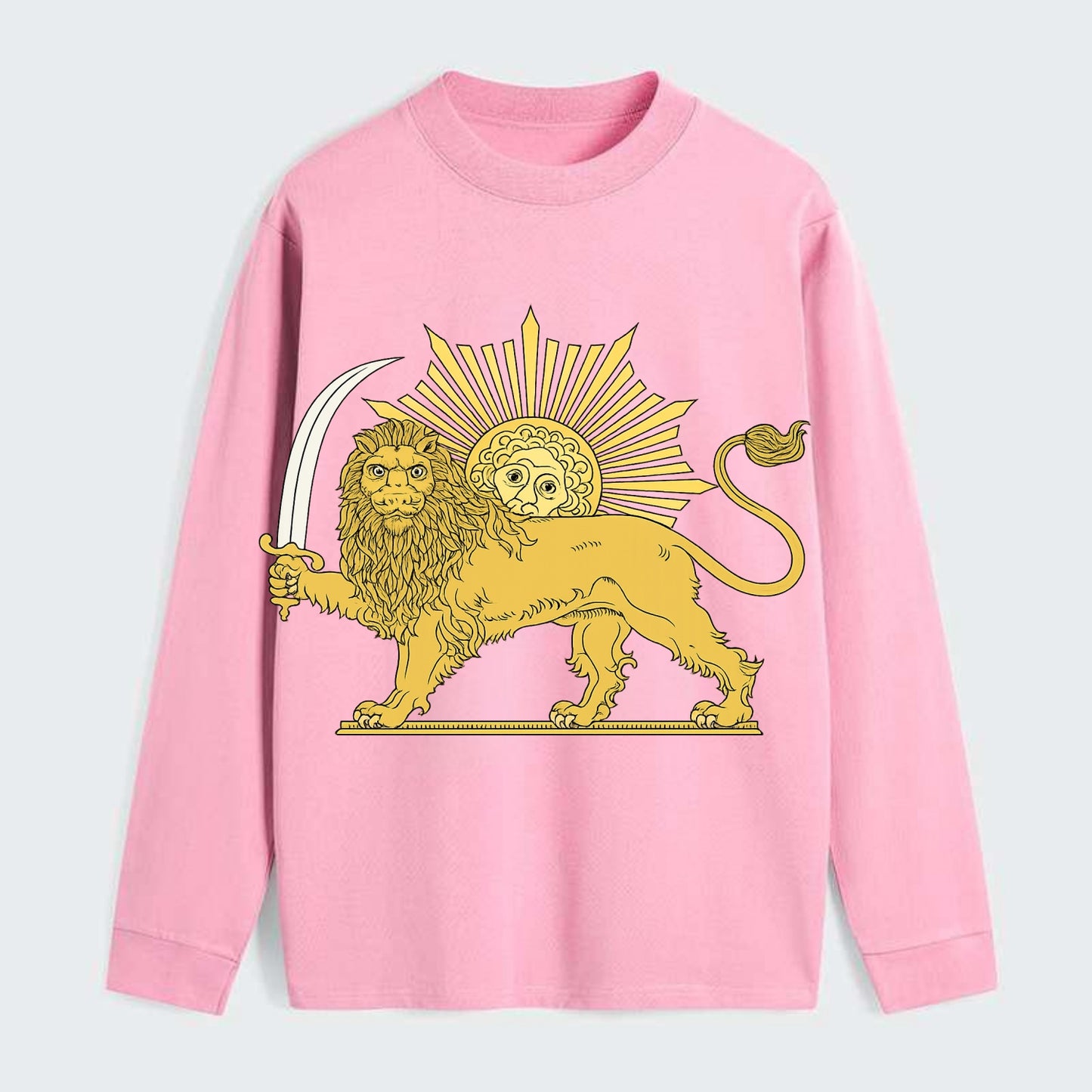 Shir O Khorshid - Classic Long Sleeve Shirt - Pink