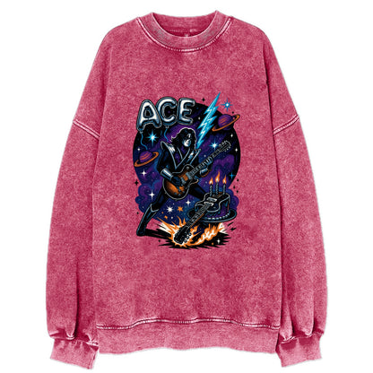 Ace Birthday Celebration - Vintage Sweatshirt - Pink
