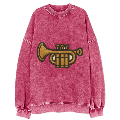 Trumpet  - Vintage Sweatshirt - Pink