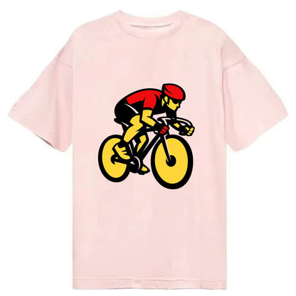 Speed Demon Cyclist - Classic T-shirt - Pink