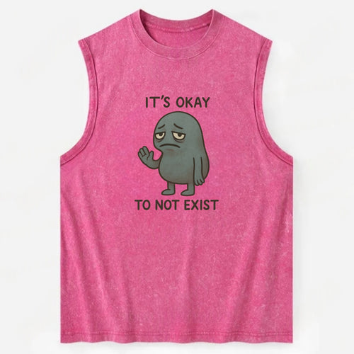 SUBTITLES ARE BEHIND | Text running to catch up - Vintage Washed Tank