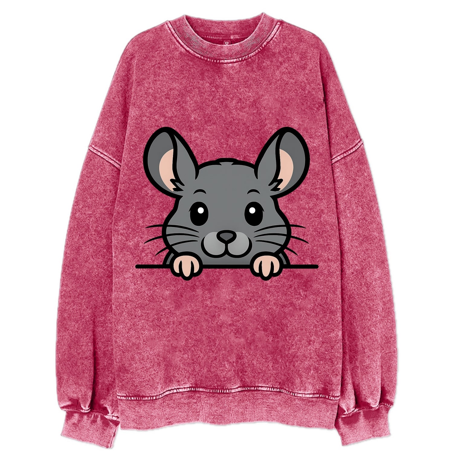 Chinchilla  - Vintage Sweatshirt - Pink