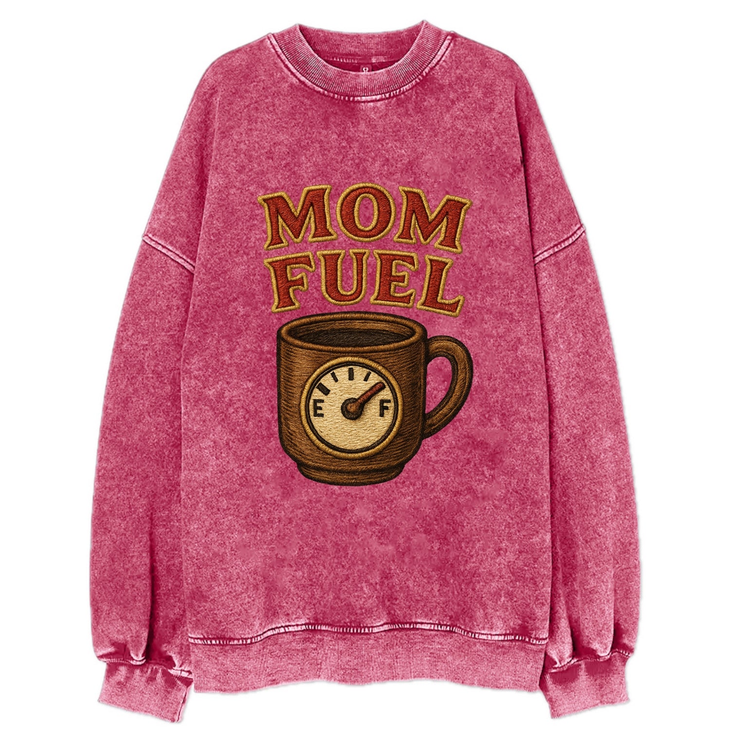 Mom Fuel  - Vintage Sweatshirt - Pink