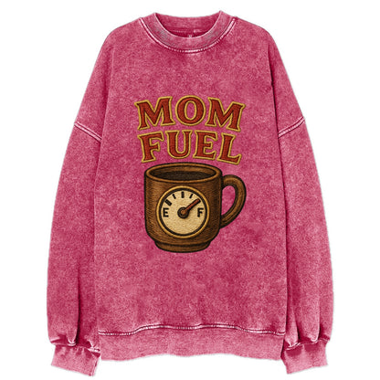Mom Fuel  - Vintage Sweatshirt - Pink