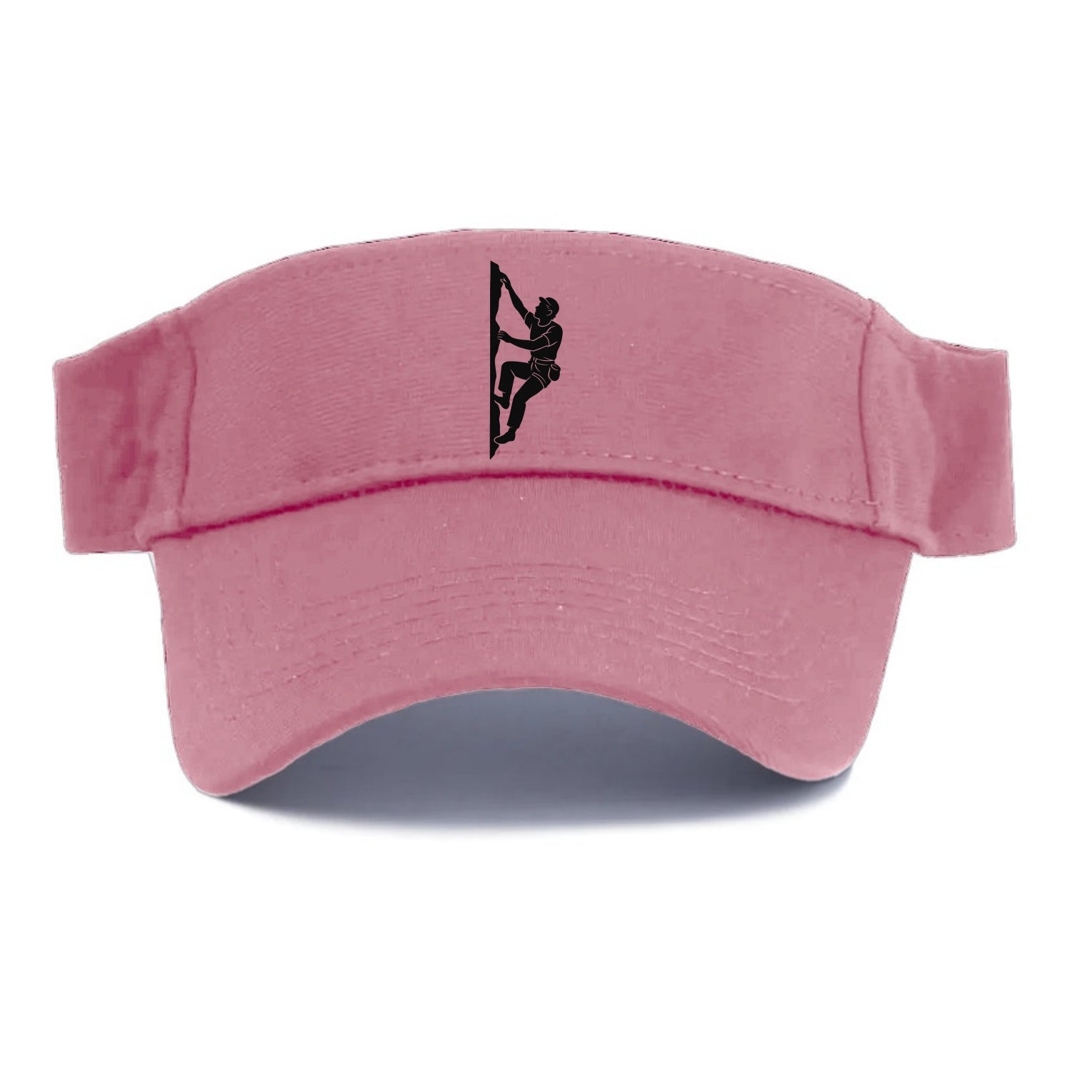 Rock climber reaching for the next hold - Visor - Pink