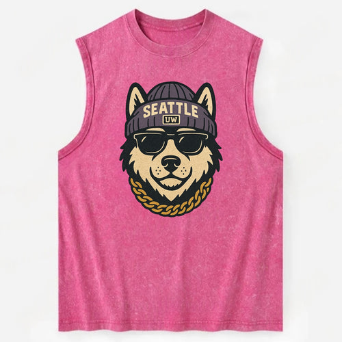 Seattle Husky - Vintage Washed Tank
