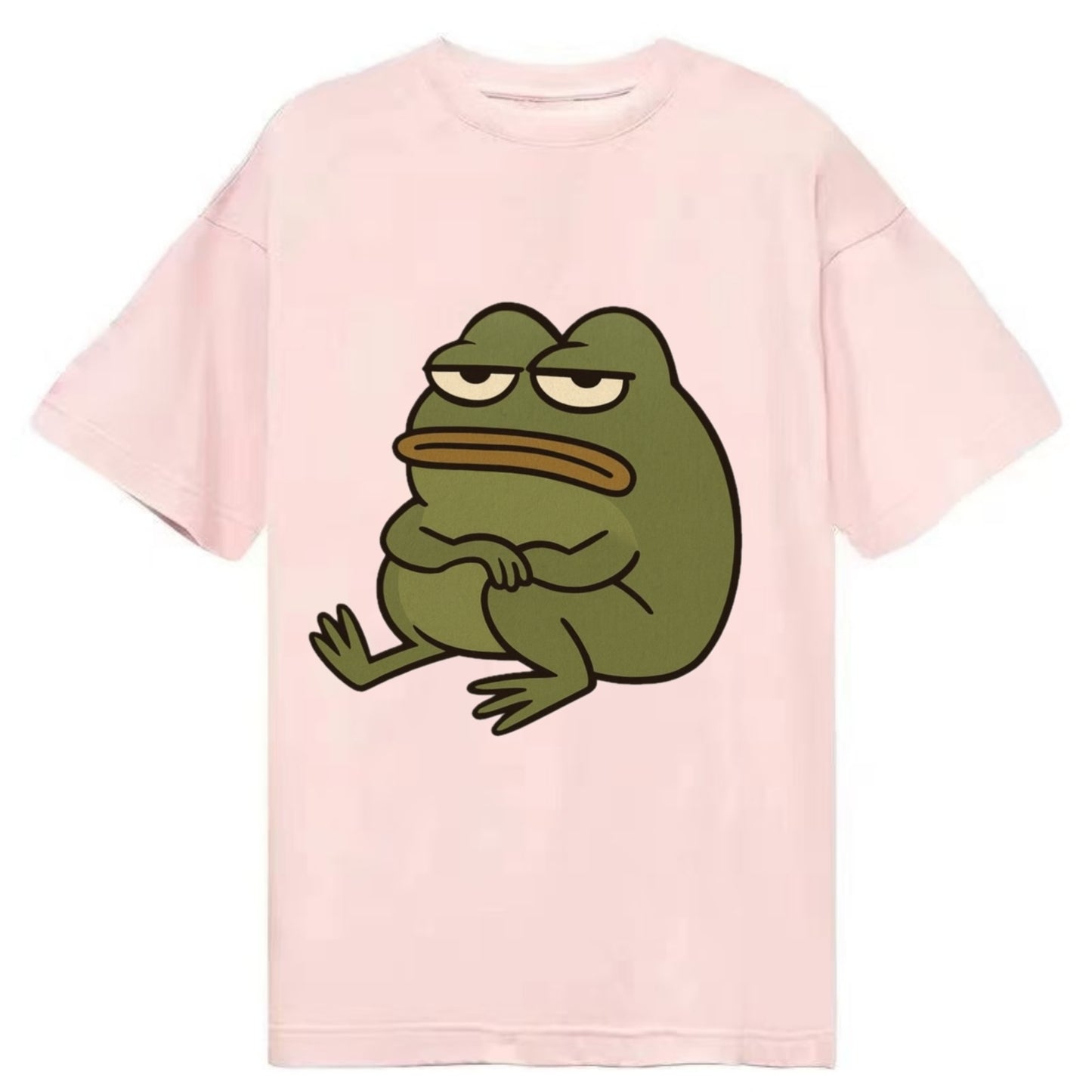 The Frog Judges Silently - Classic T-shirt - Pink