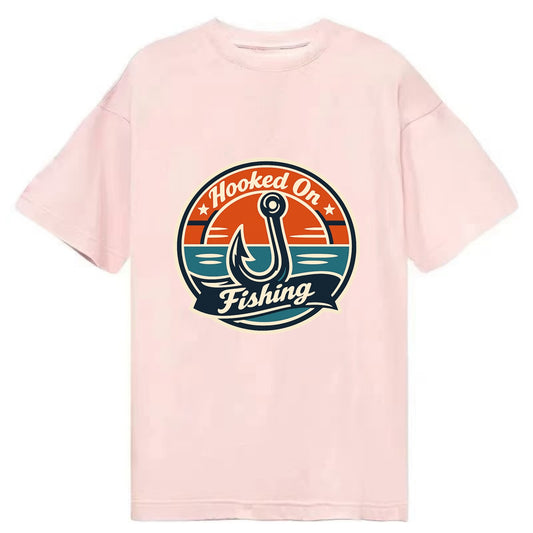 Angler's Emblem of Passion - Classic T-shirt - Pink