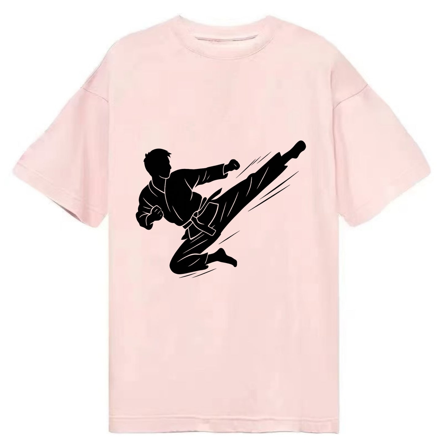 Korean taekwondo flying kick - Classic T-shirt - Pink