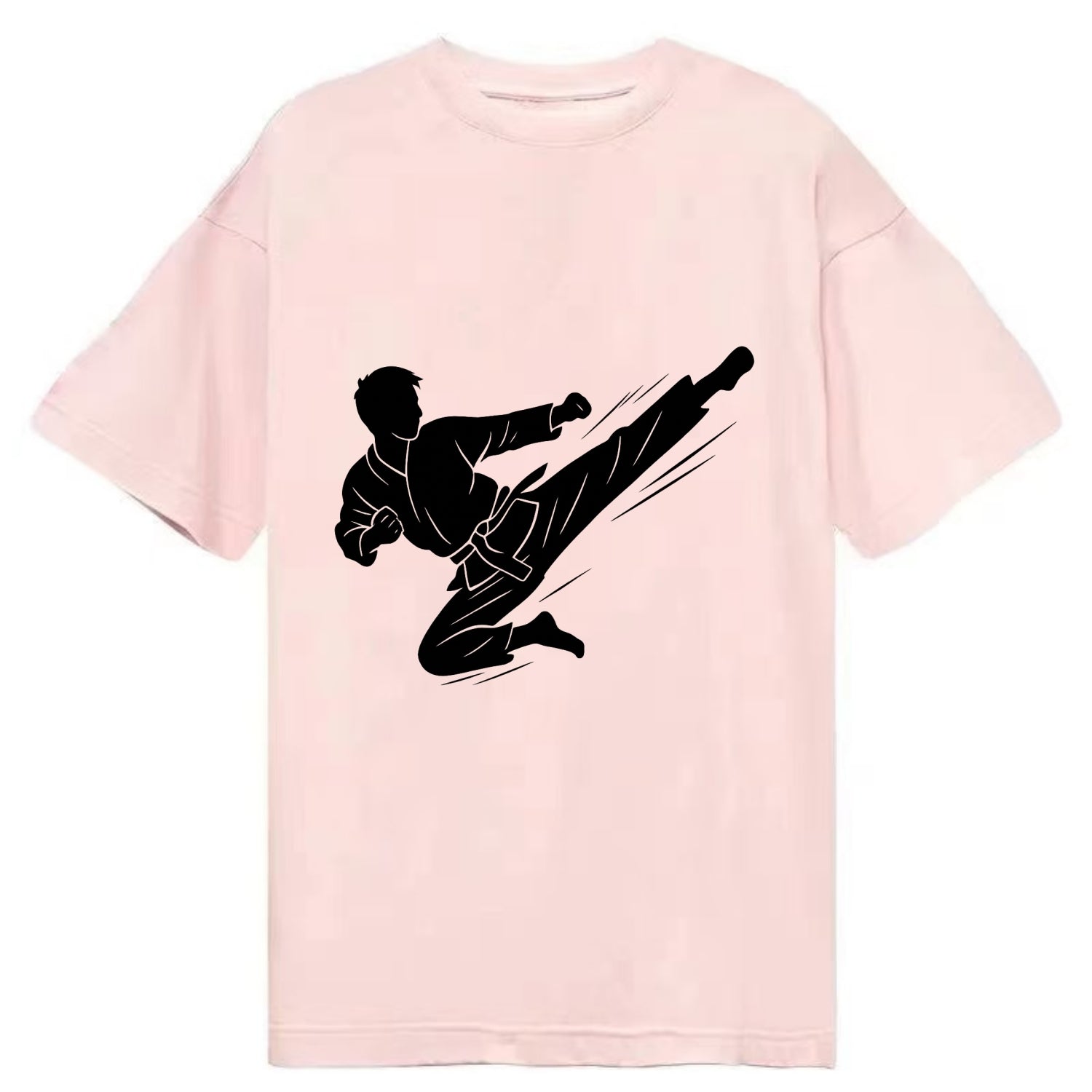 Korean taekwondo flying kick - Classic T-shirt - Pink