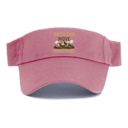 Matthew 17:20 Mountains - Visor - Pink
