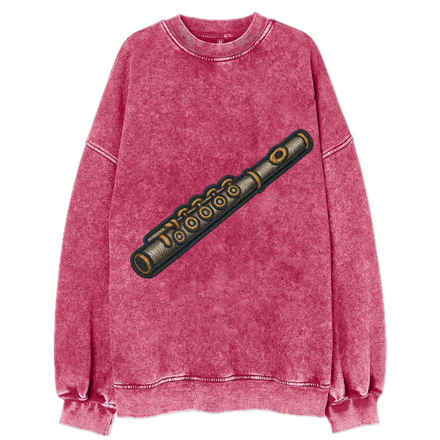 Flute  - Vintage Sweatshirt - Pink