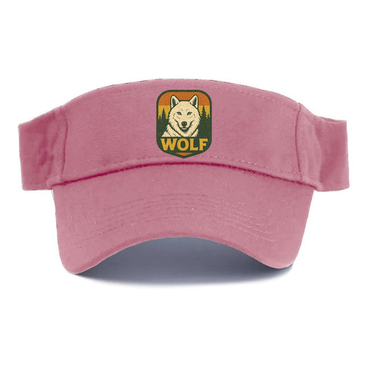 Arctic White Wolf  - Visor - Pink