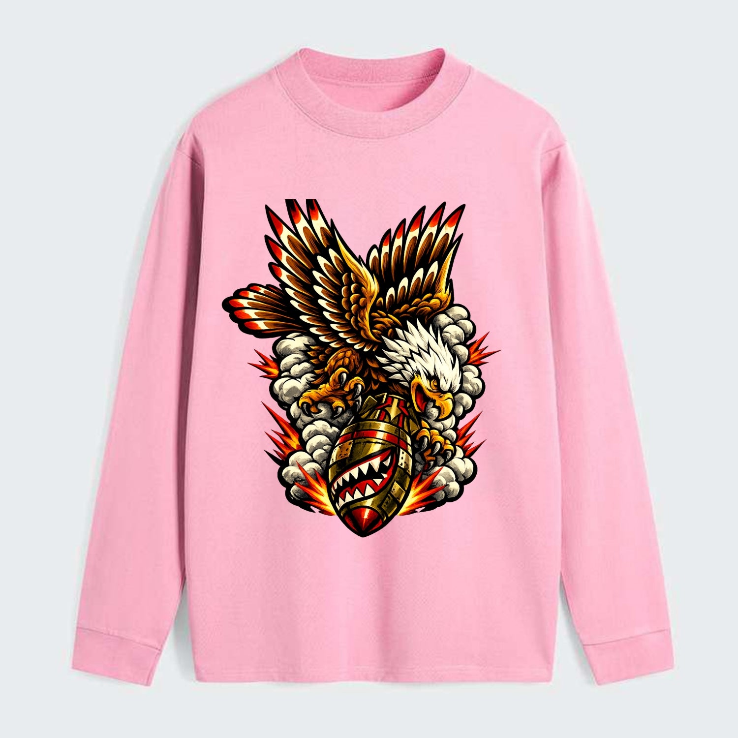 War Eagle Dive - Classic Long Sleeve Shirt - Pink