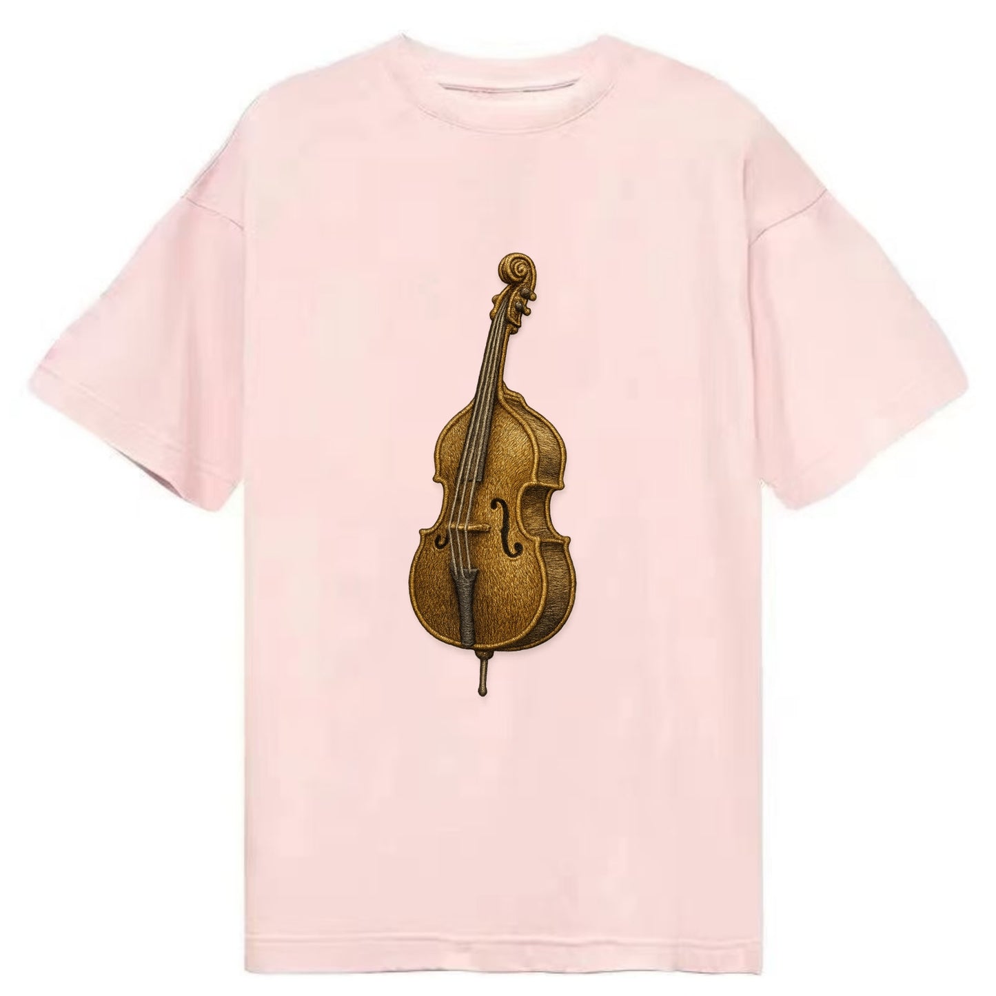 Acoustic Bass  - Classic T-shirt - Pink