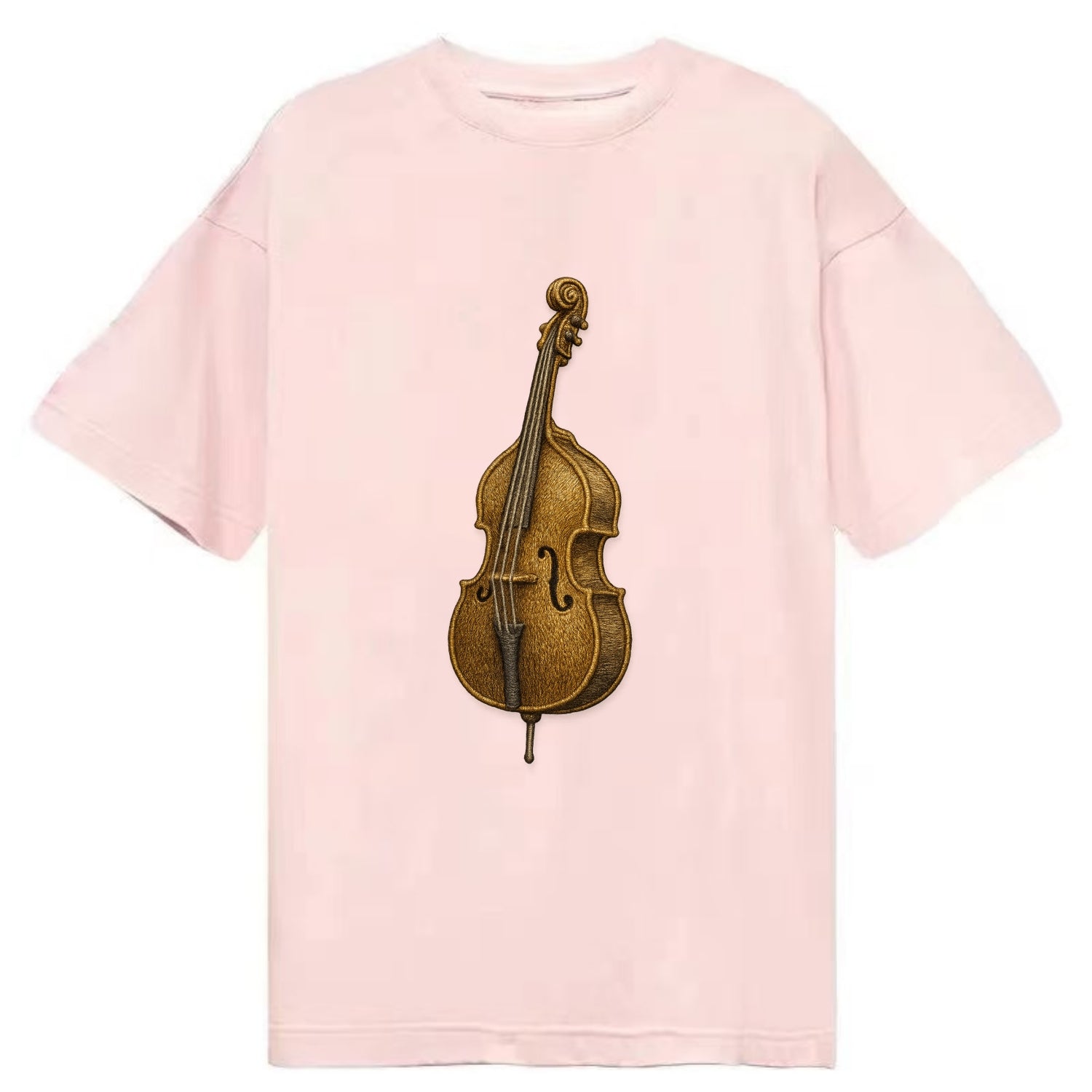 Acoustic Bass  - Classic T-shirt - Pink