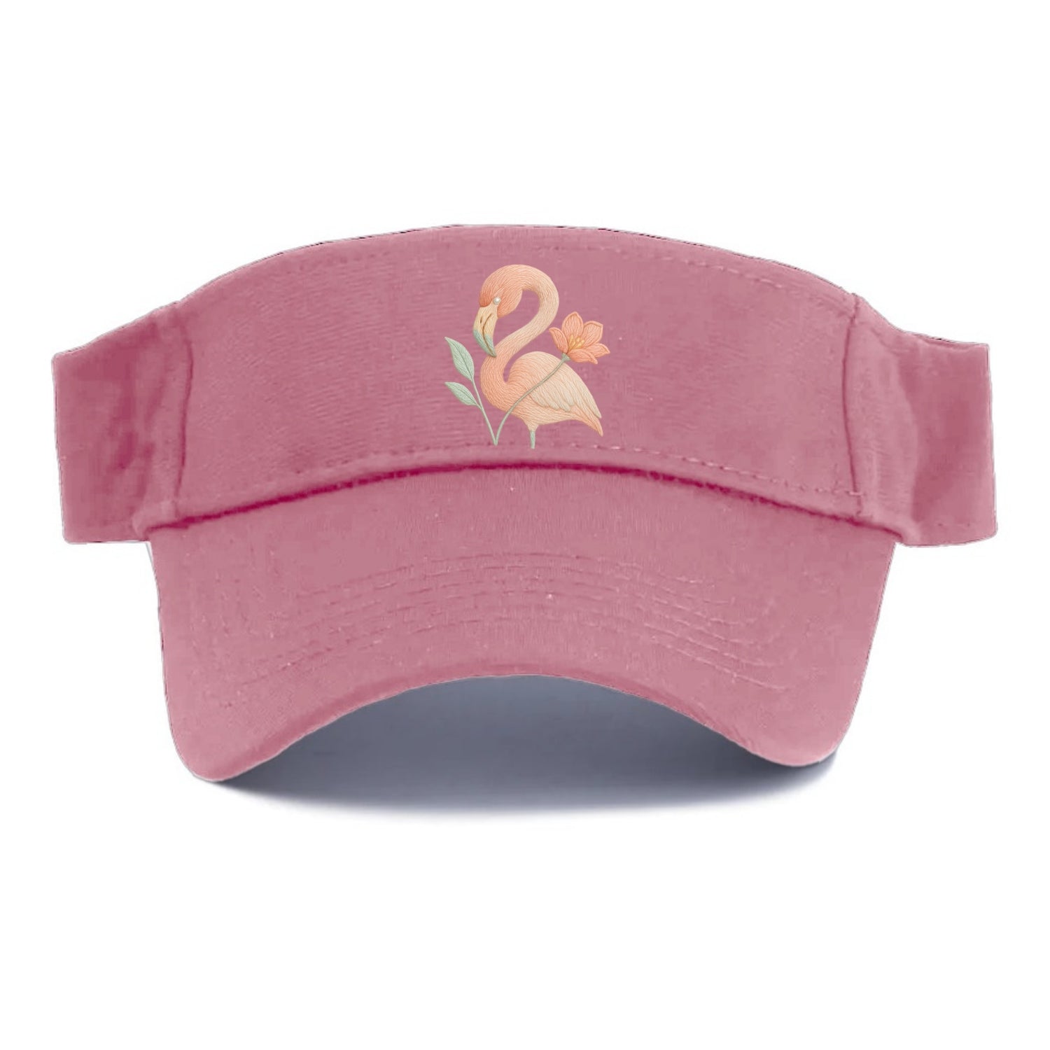 Peach Flamingo - Visor - Pink