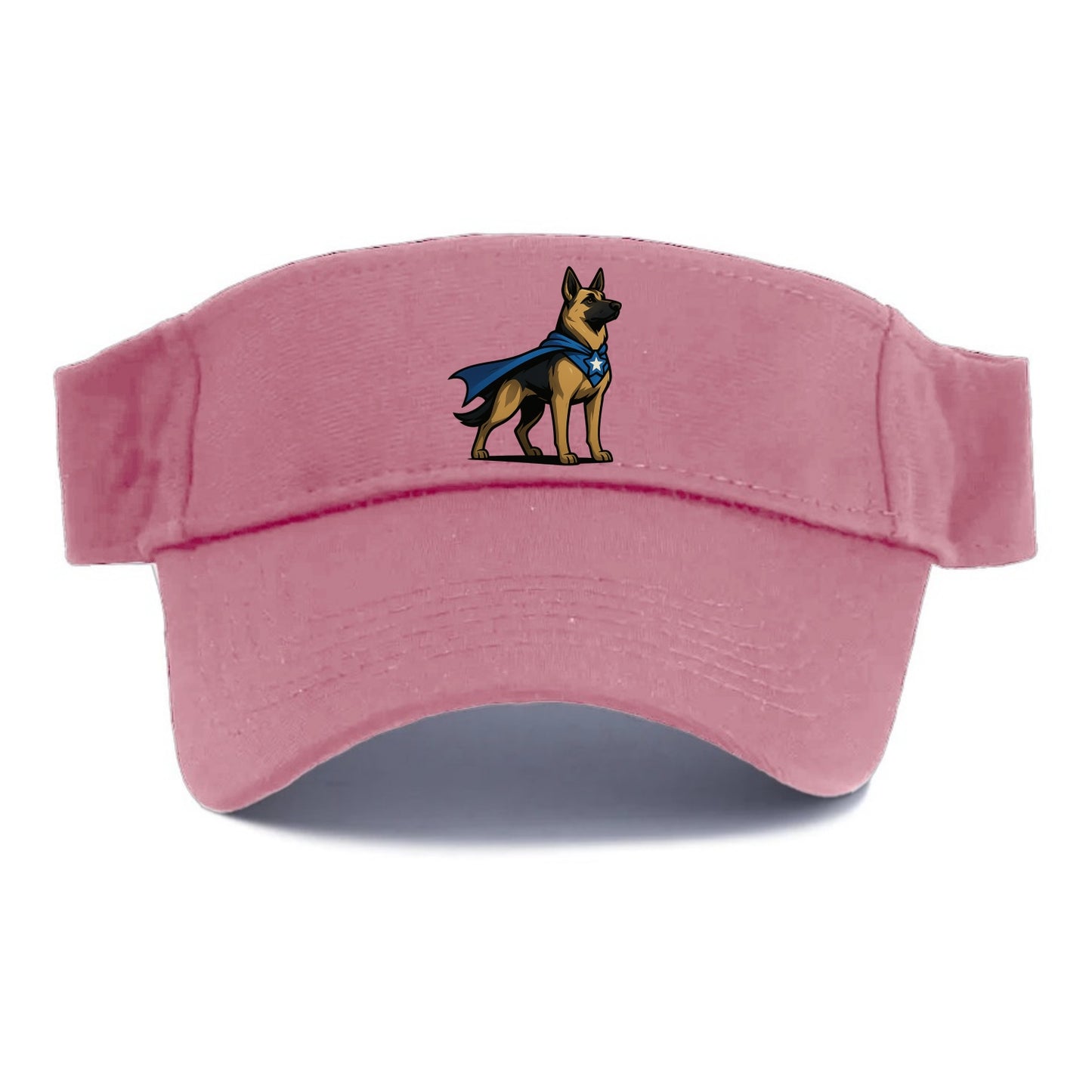 German Shepherd Patriotic Hero  - Visor - Pink