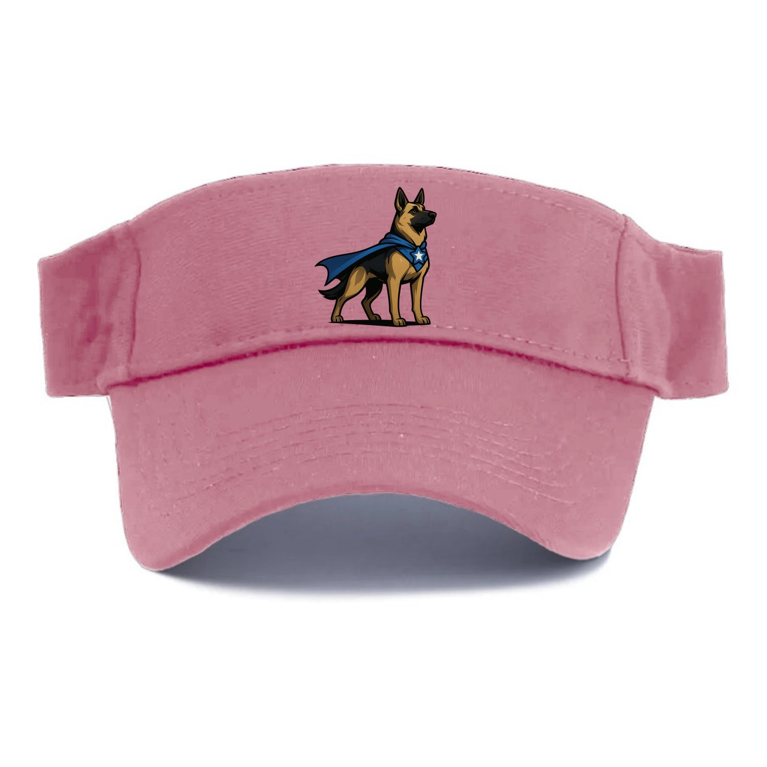 German Shepherd Patriotic Hero  - Visor - Pink