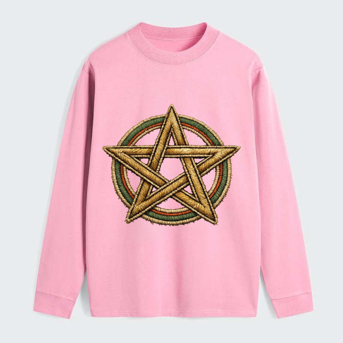 Pentacle Knot - Classic Long Sleeve Shirt - Pink