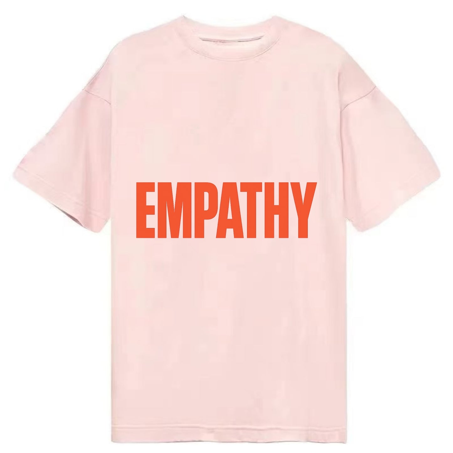 Bold typography design - "EMPATHY" - understanding others, emotional connection - Classic T-shirt - Pink