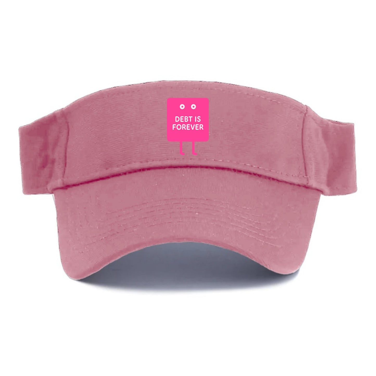 DEBT IS FOREVER | Immortal credit card - Visor - Pink