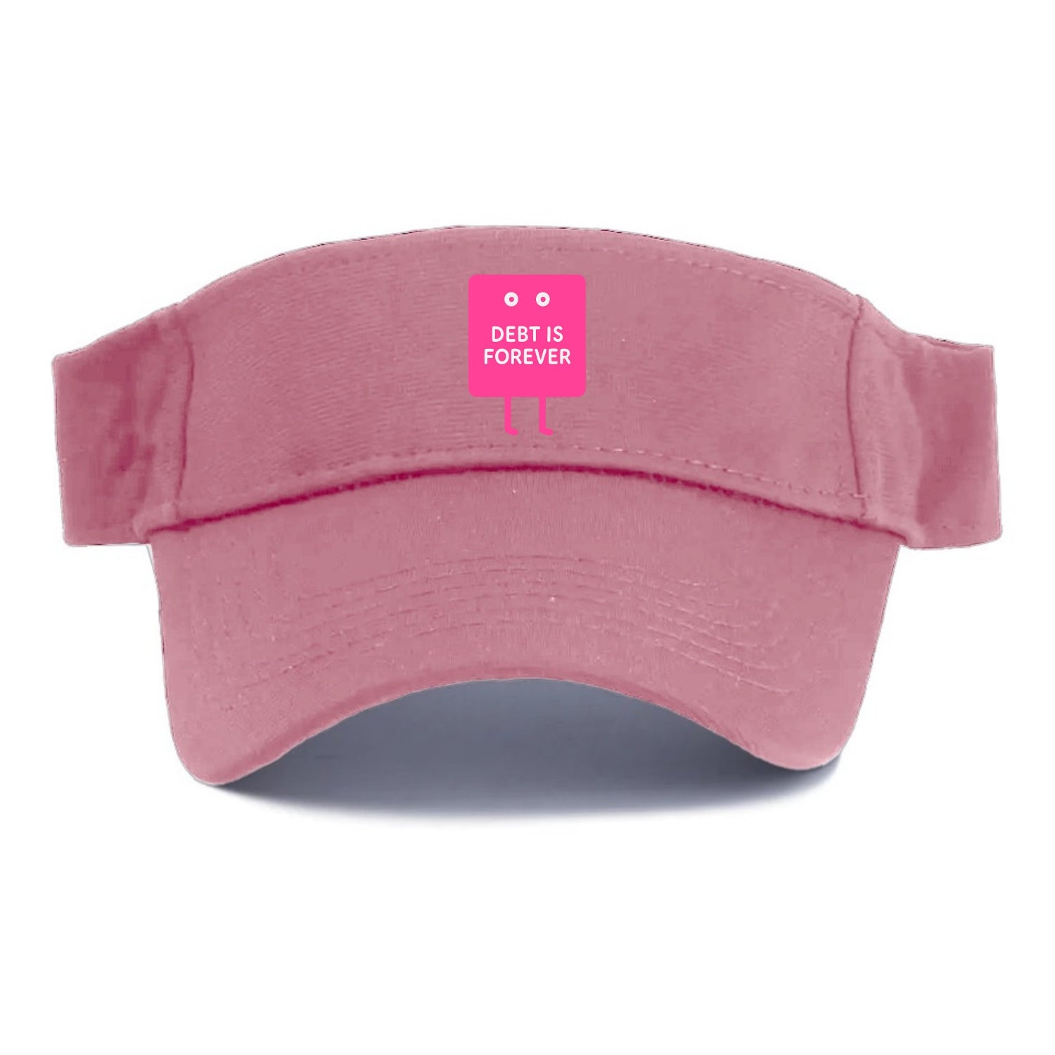 DEBT IS FOREVER | Immortal credit card - Visor - Pink