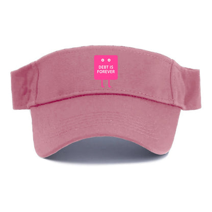 DEBT IS FOREVER | Immortal credit card - Visor - Pink