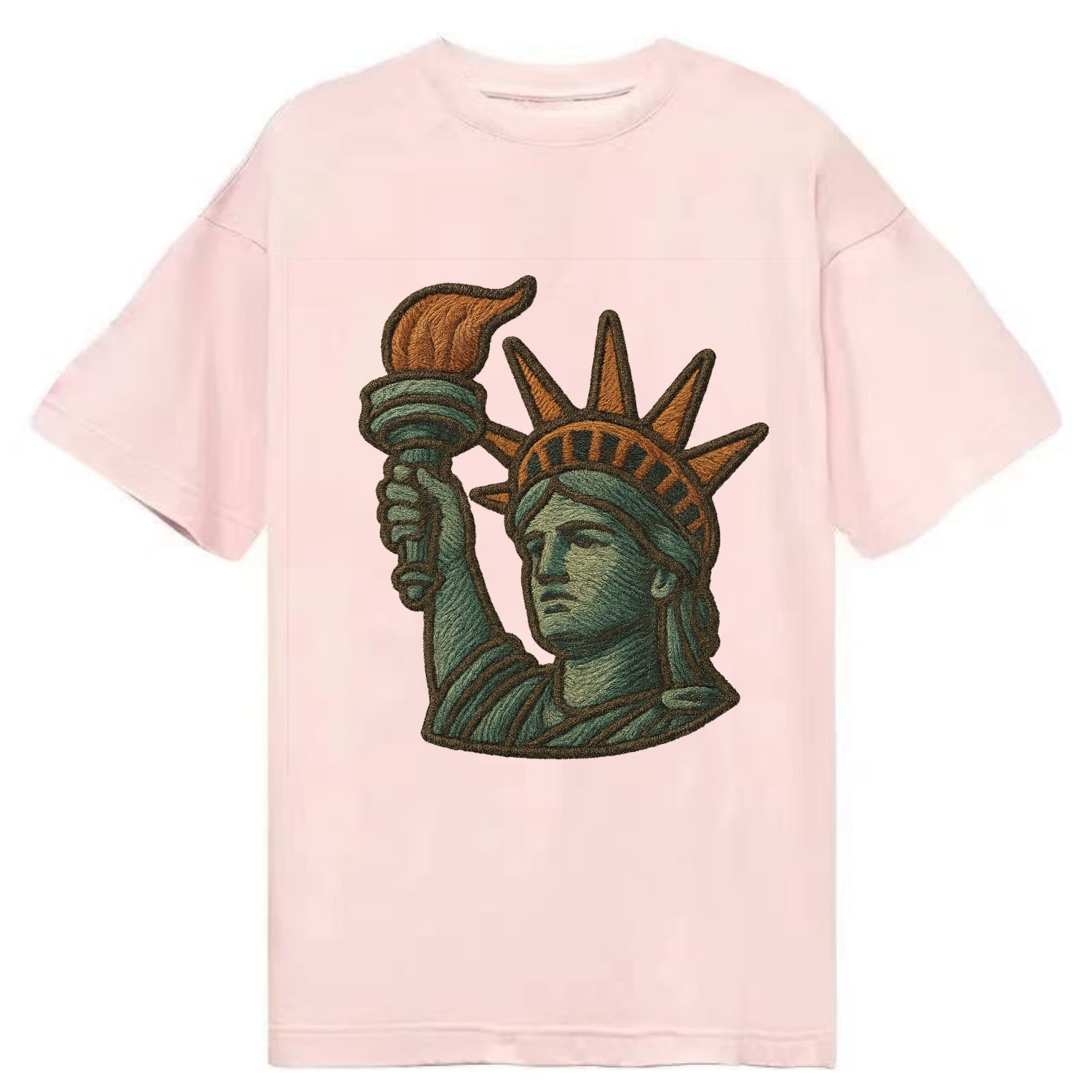 Statue of Liberty  - Classic T-shirt - Pink
