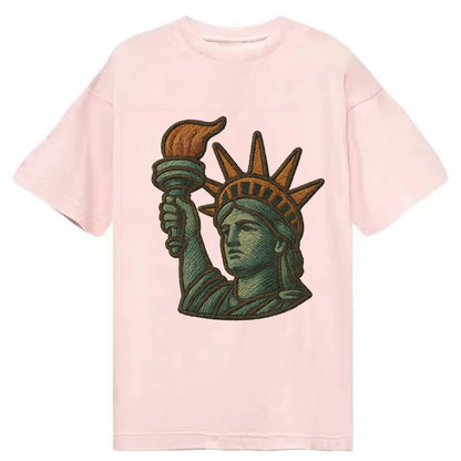 Statue of Liberty  - Classic T-shirt - Pink