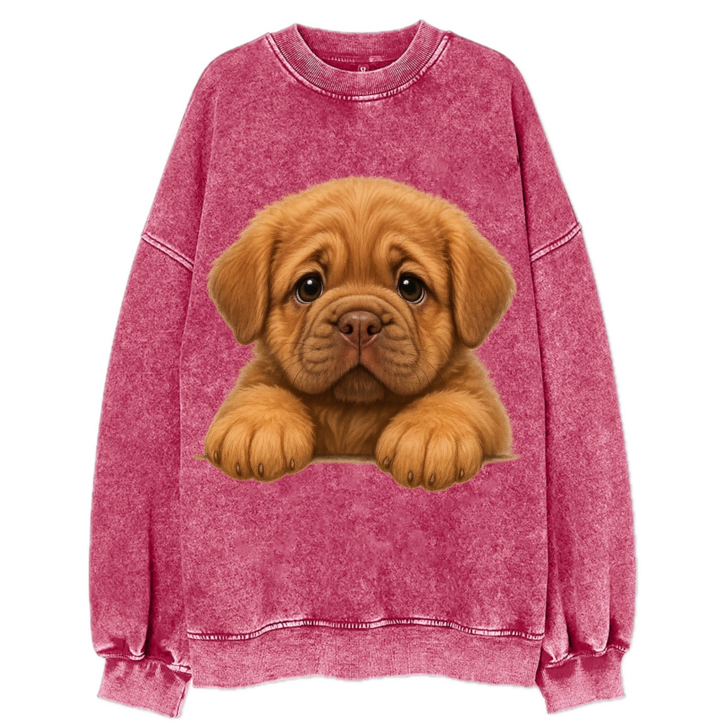 Neapolitan Mastiff  - Vintage Sweatshirt - Pink