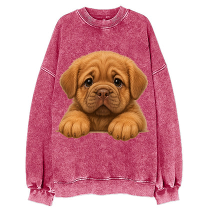 Neapolitan Mastiff  - Vintage Sweatshirt - Pink