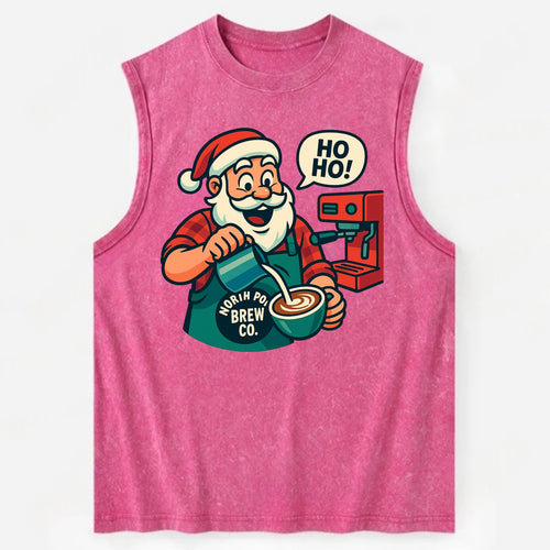 Santa Barista - Vintage Washed Tank