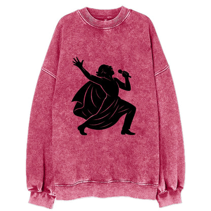 Opera singer powerful finale - Vintage Sweatshirt - Pink